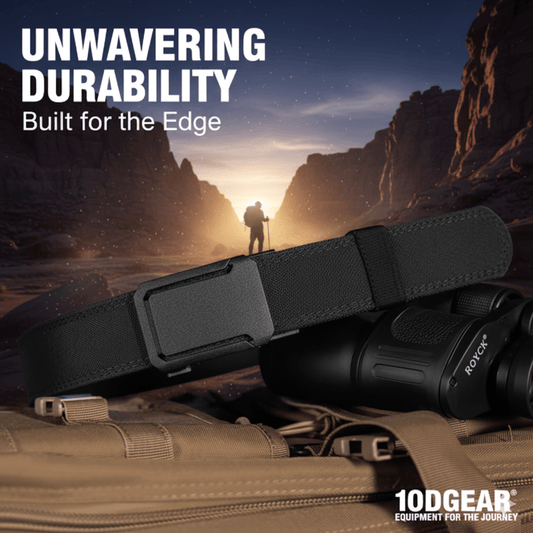 Upgraded Double-Layer Thick Nylon Tactical Belt with Automatic Buckle