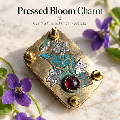 Mini Portable Flower Press | Pocket-Sized Botanical Press for Small Blooms, Petals & Keepsake Crafts