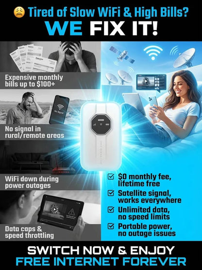 Boundless Portable Wi Fi | Global Coverage, Free for Life, No SIM, No Contract, No Hidden Costs