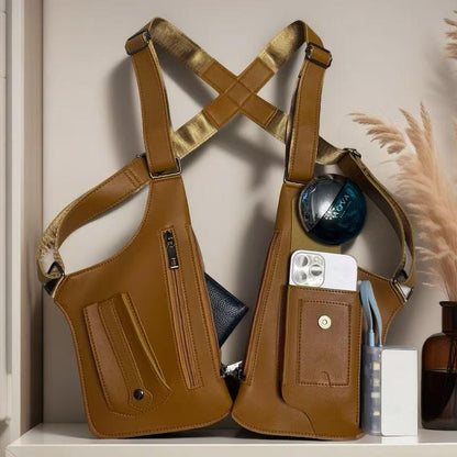 Premium Leather Crossbody & Underarm Bag Adjustable & Unisex