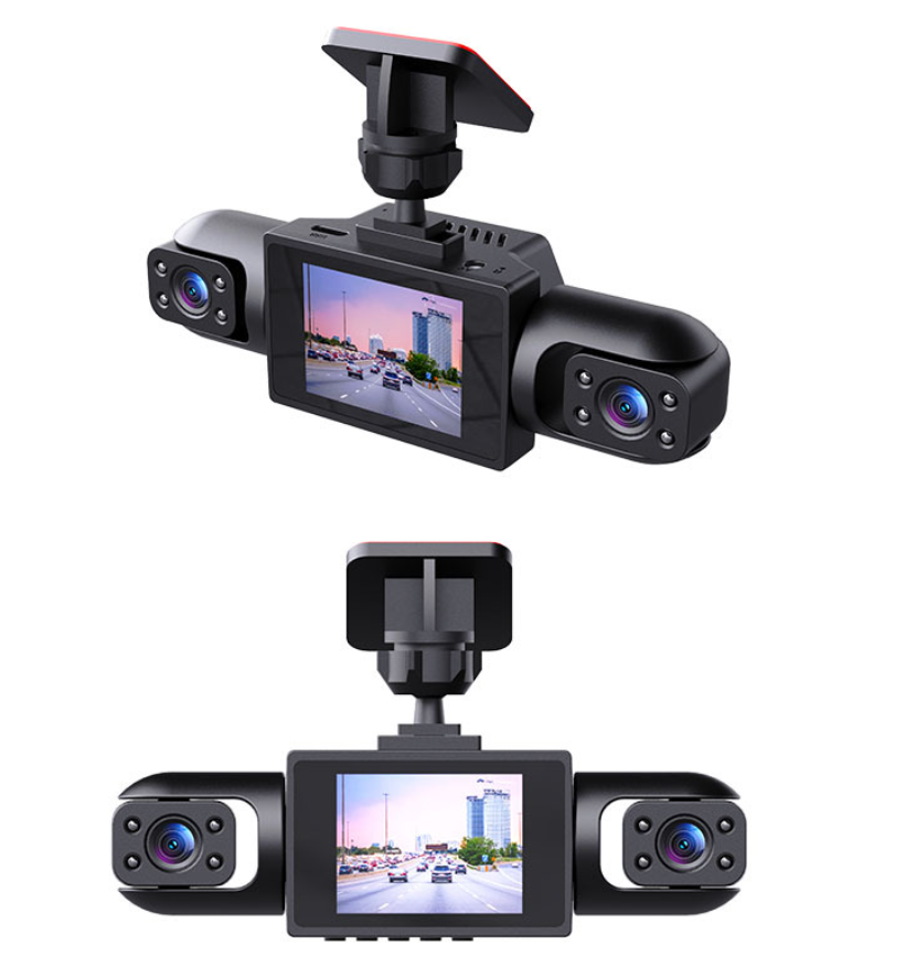 4K 360 Smart Dash Cam System Full View, Night Vision & Loop Recording