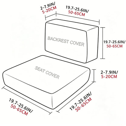 Stretch Sofa Cushion Covers Set (4 / 8 / 12 PCS)