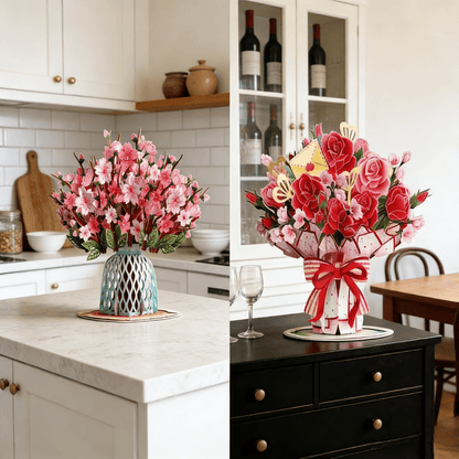 Forever-Blooming 3D Flower Pop-Up Card