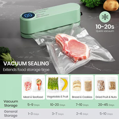 Mini Vacuum Bag Sealer Cordless Handheld Food Sealing Machine