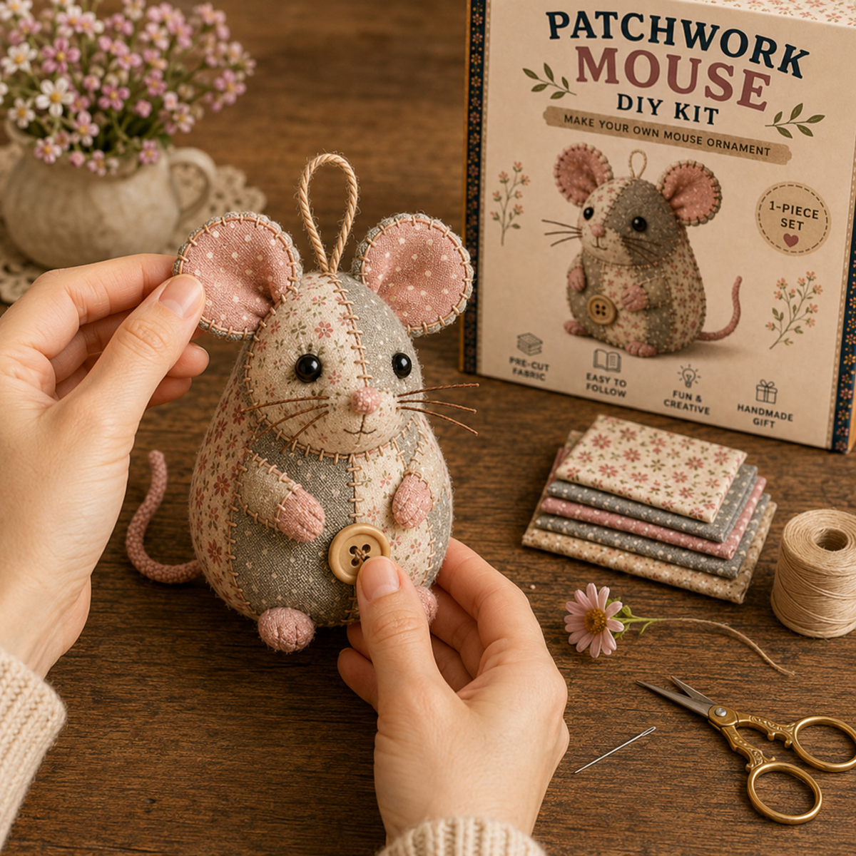 2026 - Patchwork Mouse DIY Kit