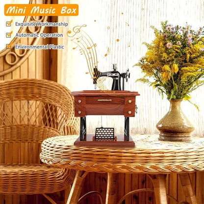 Mother's Day Mini Sewing Machine Music Box
