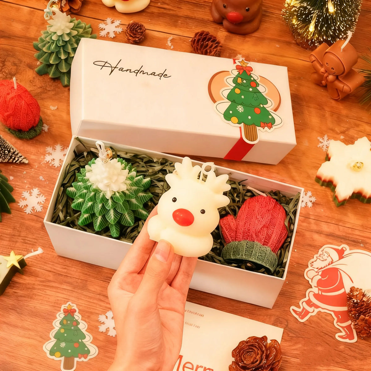 Christmas Early Handmade Christmas Scented Candle Gift Set