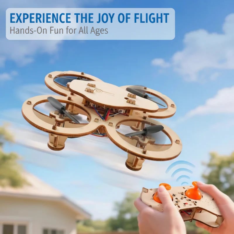 Kids Wooden Drone Kit