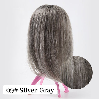 Superior Quality-Natural Hair Toppers With Bangs For Women