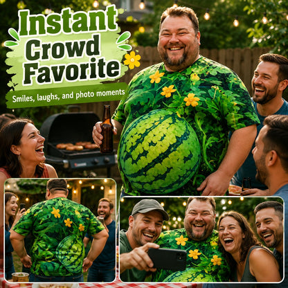Turn Your Belly Into A Juicy 3D Watermelon Tee