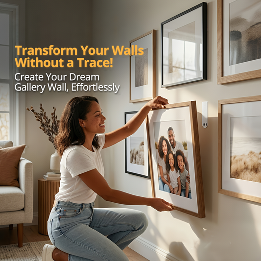 Damage-Free Sticky Picture Hanging Strips