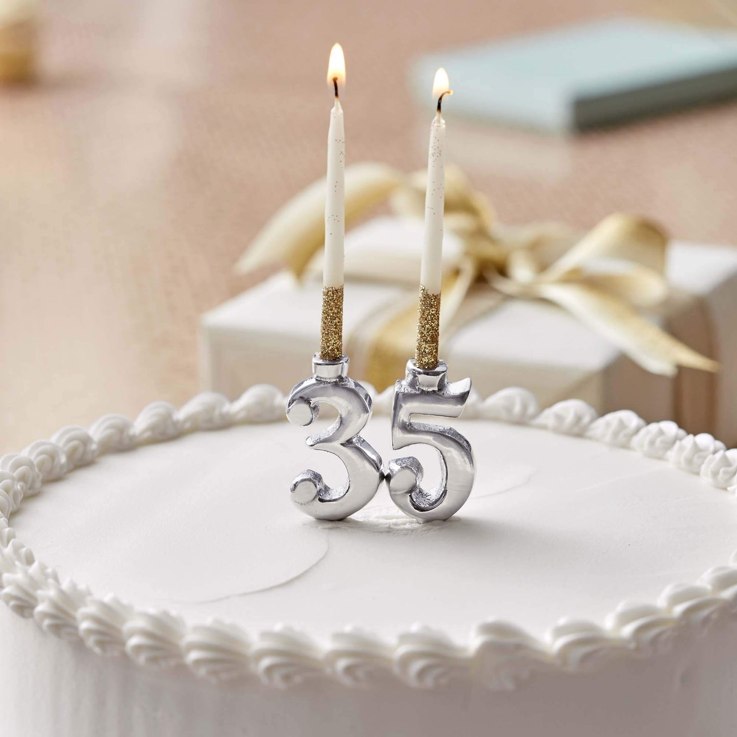 Reusable Number Candle Holders