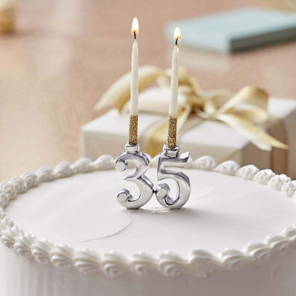 Reusable Number Candle Holders