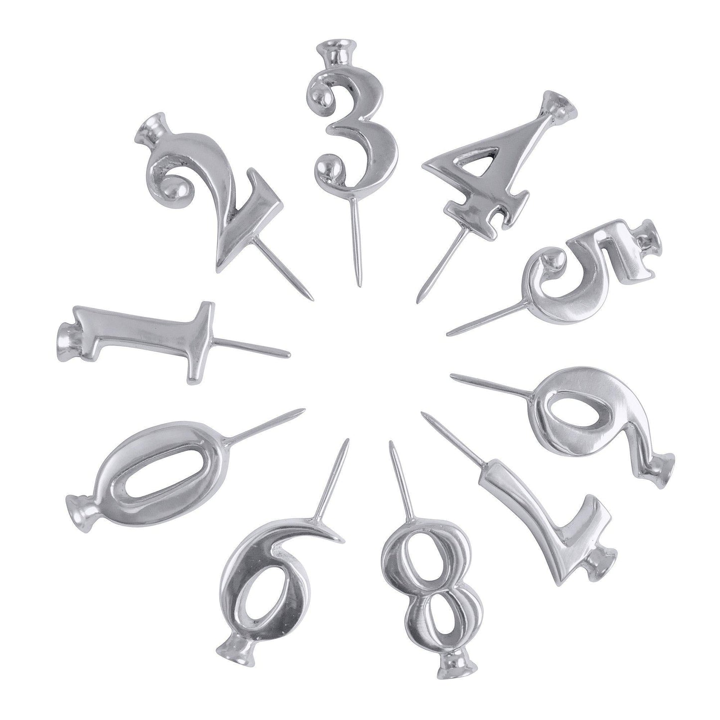 Reusable Number Candle Holders