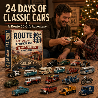 Route 66 Centennial Advent Calendar 24 Days of American Road Legends | 1926 2026 Collector s Edition