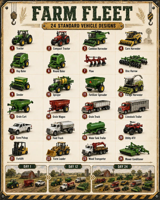 Build the Fleet Collection 24-Day Vehicle Advent Calendar Series | A Adventure Every Morning