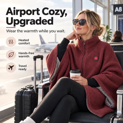 Wearable Heated Blanket for Cozy Couch & Desk Comfort