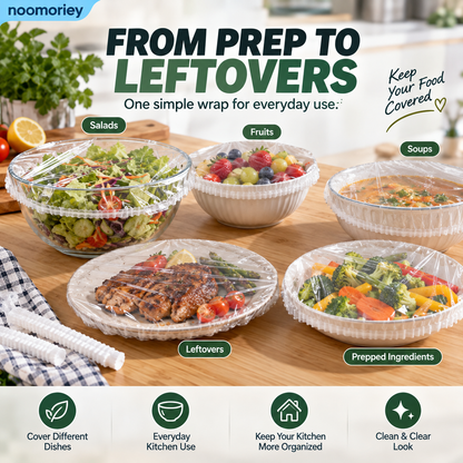 Clear Food Wrap for Bowls & Plates