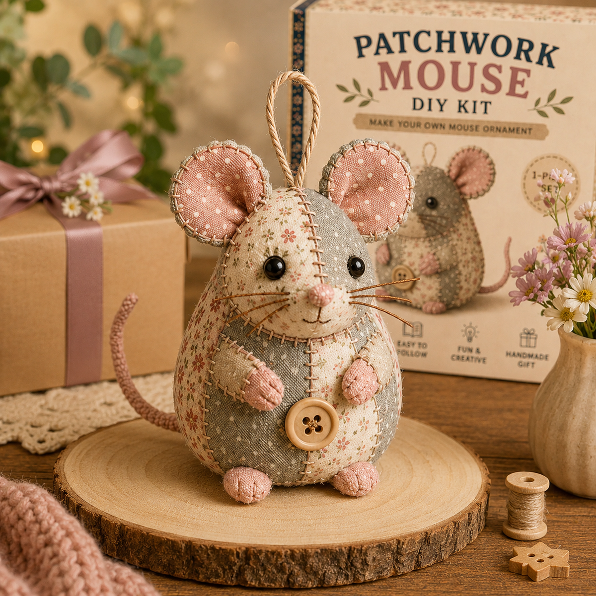 2026 - Patchwork Mouse DIY Kit