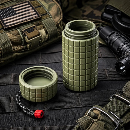 Tactical Travel Container Compact EDC Storage Capsule
