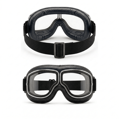 OTG Vintage Motorcycle Goggles (Fits Over Glasses)