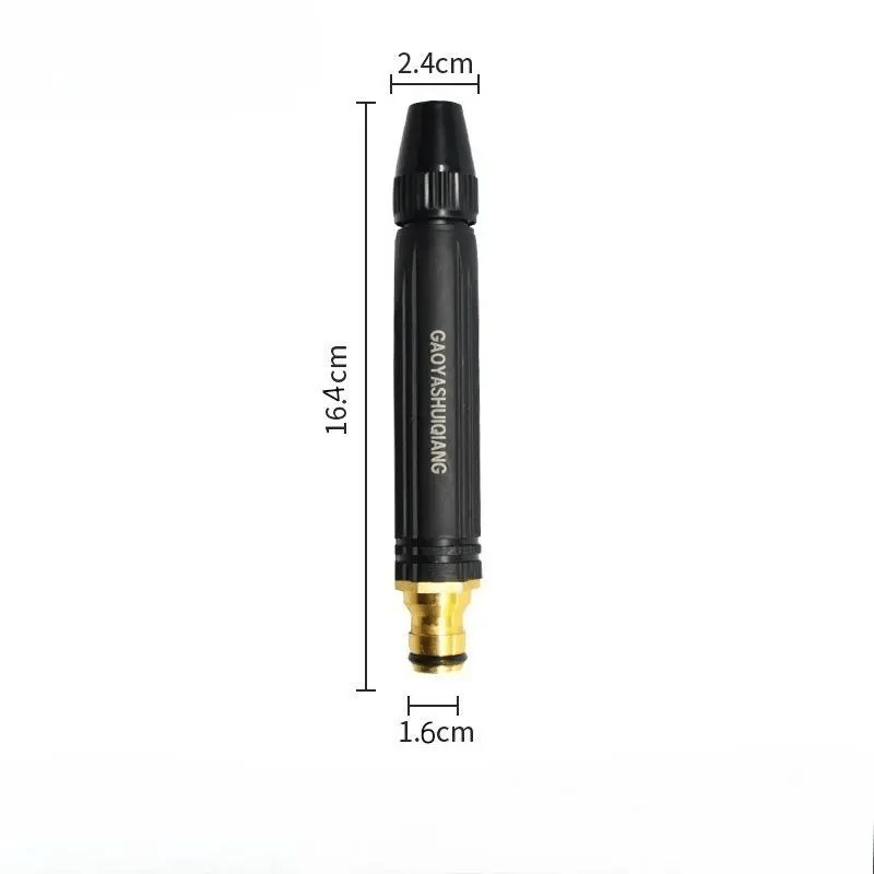 Adjustable Twist Jet Hose Nozzle | Compact Outdoor Cleaning Sprayer