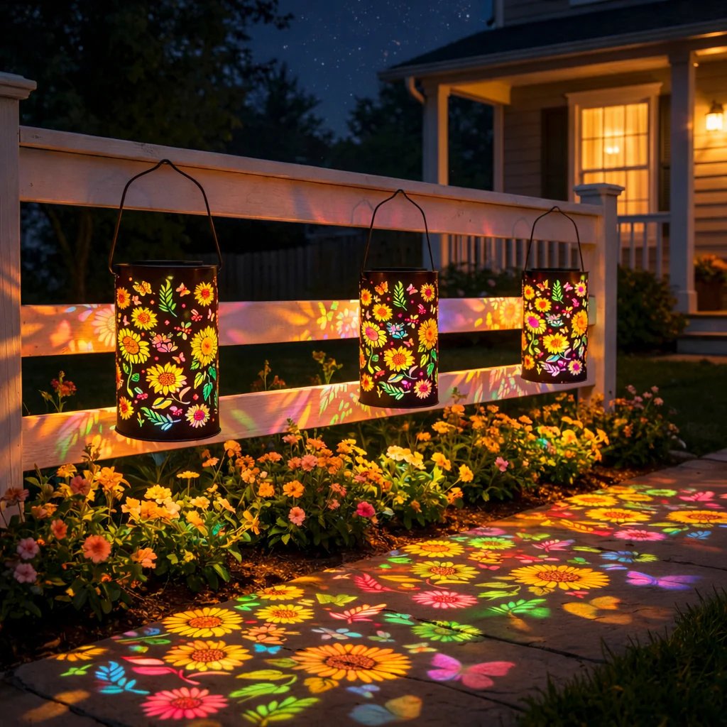2026 Mother's Day Gifts -Glowing Colorful Sunflower Solar Garden Lantern