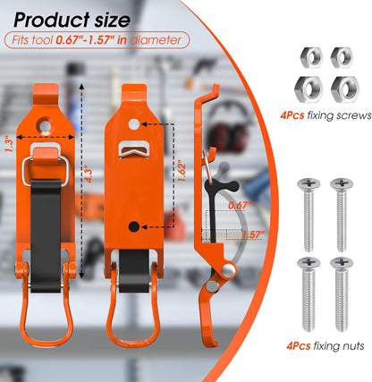Heavy Duty Metal Rubber Shovel Mount Kit