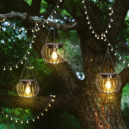 Vintage Metal Solar Lanterns