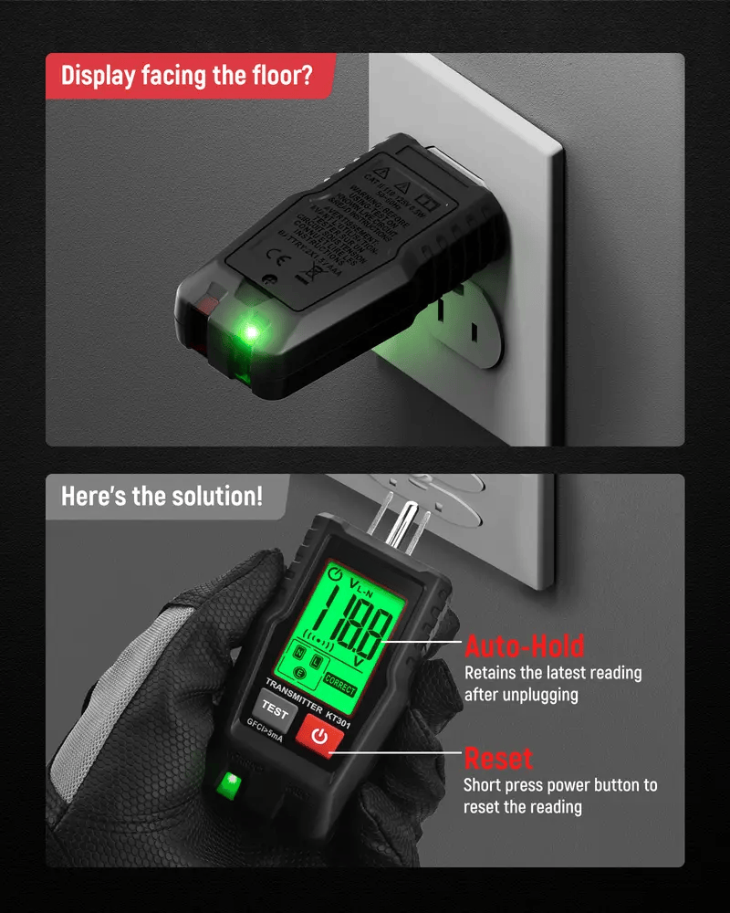 AC Circuit Breaker Finder Tool with Alert LCD Display