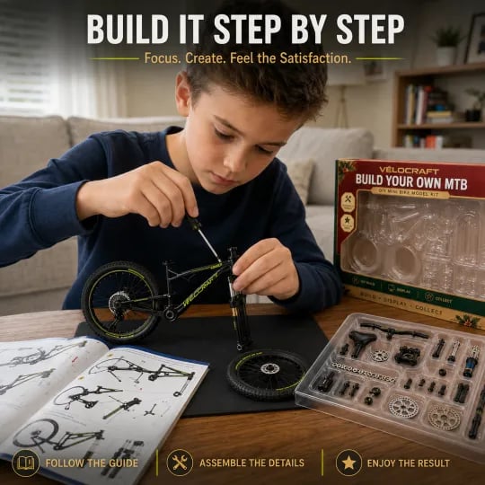 DIY Mountain Bike Model Kit Build, Display & Collect