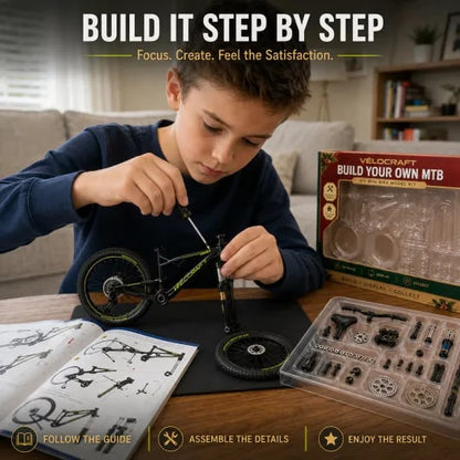 DIY Mountain Bike Model Kit Build, Display & Collect