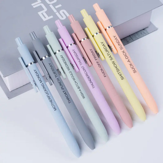 Funny Daily Quote Pens (7-Pack)