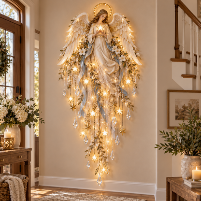 Sacred Glow Jesus, Angel & Nativity Lighted Wall D cor