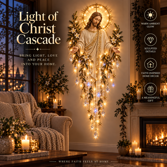 Sacred Glow Jesus, Angel & Nativity Lighted Wall D cor