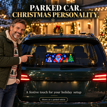DIY Christmas LED Pixel Display App-Controlled Custom Messages & Animations