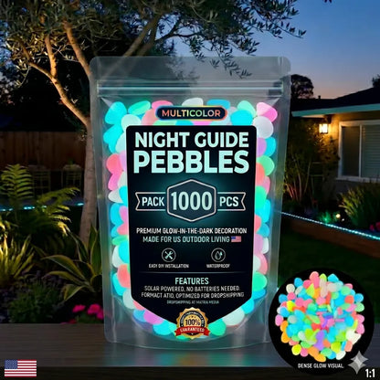 Glow-In-The-Dark Garden Stones
