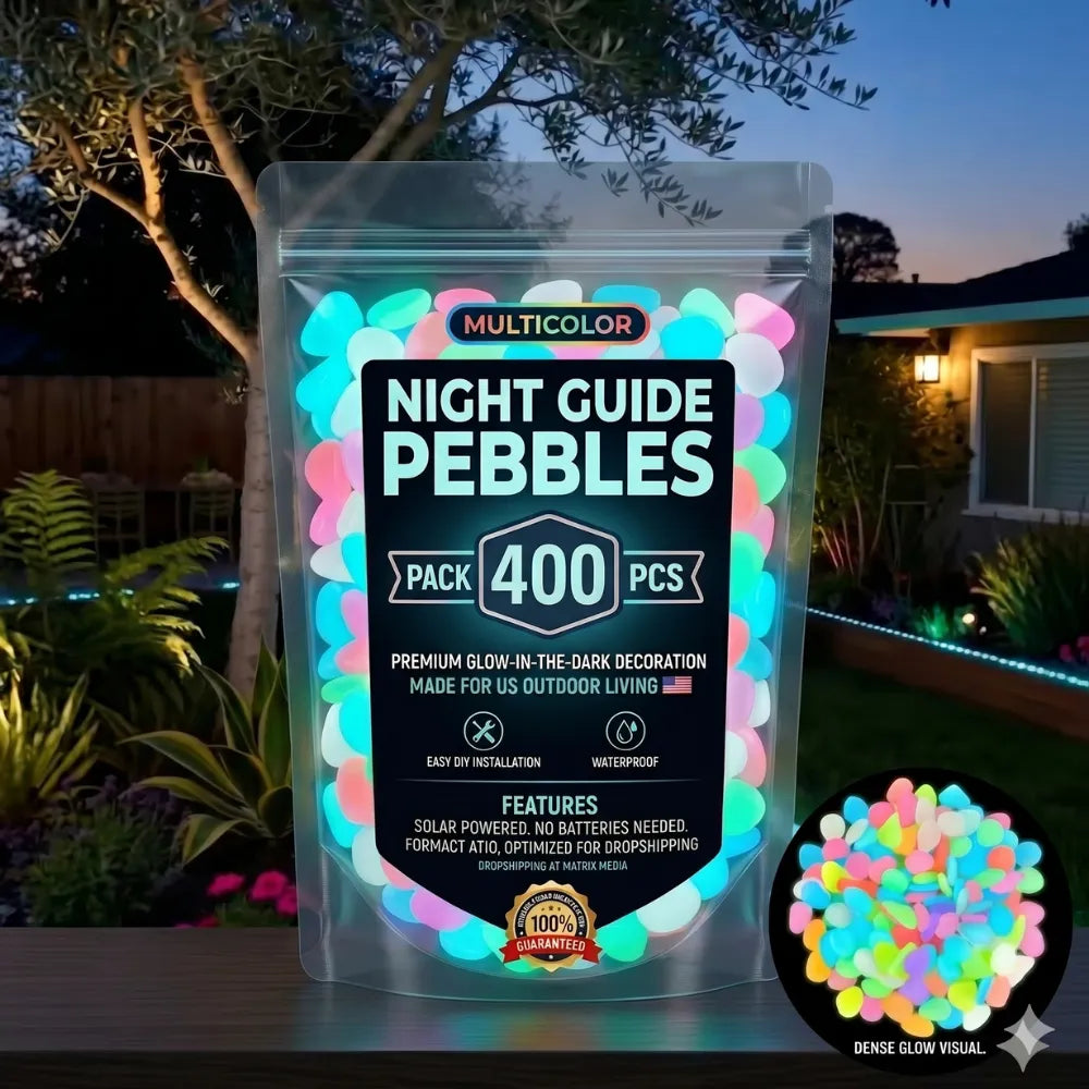 Glow-In-The-Dark Garden Stones