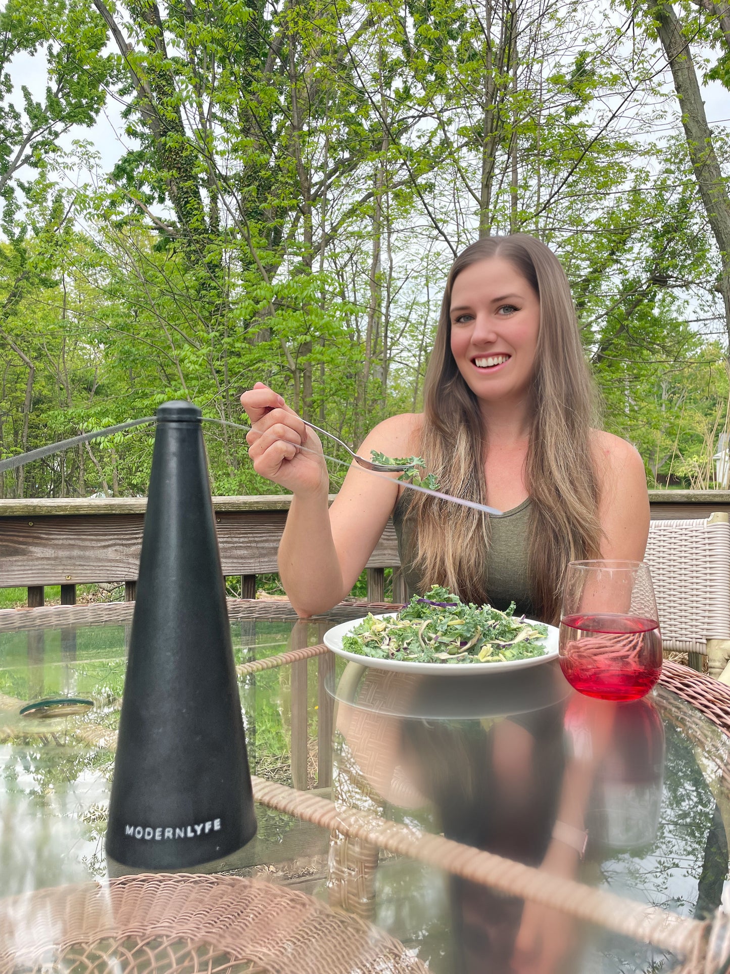 Outdoor Dining Fly Fan
