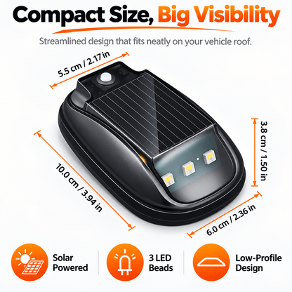 Solar RGB Roof Lights with Wireless Remote, Waterproof Design & Easy Install