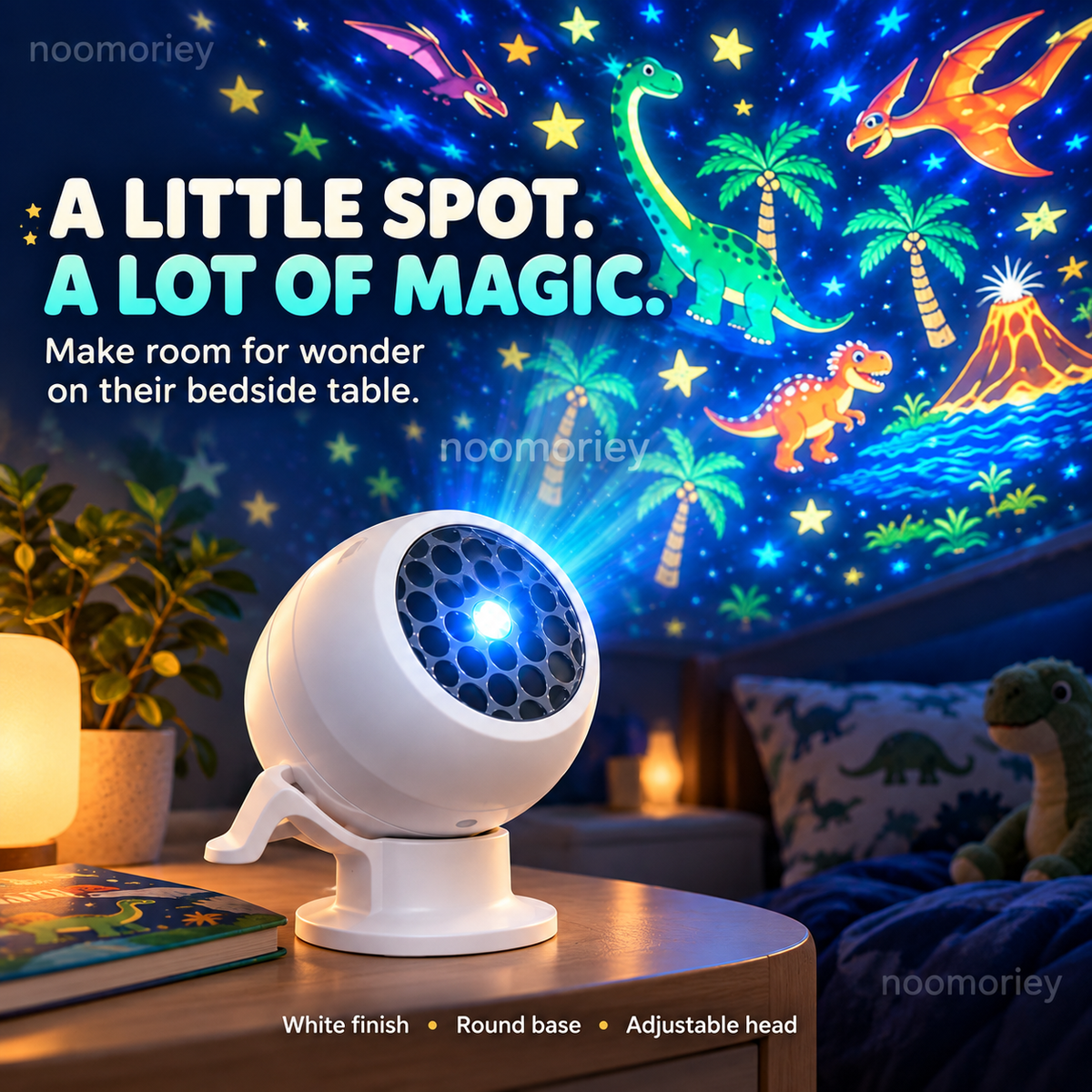 Magical Dinosaur & Ocean Star Projector Turn Bedtime Into an Underwater Adventure!