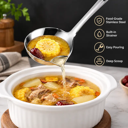 BUY 1 GET 1 FREE🥣 304 Stainless Steel Deep Soup Ladle