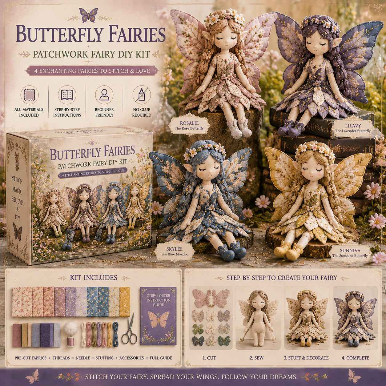 Fairy Patchwork DIY Collection