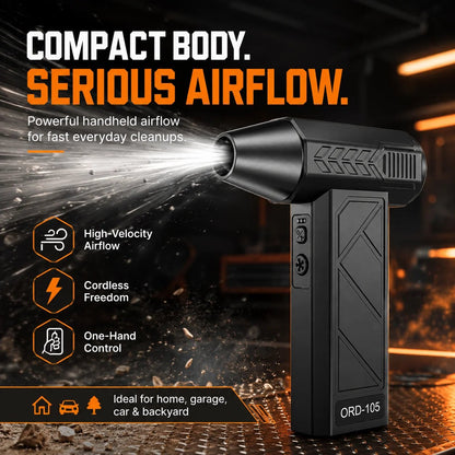 Cordless Turbo Air Duster for Cars, Garages & Workspaces