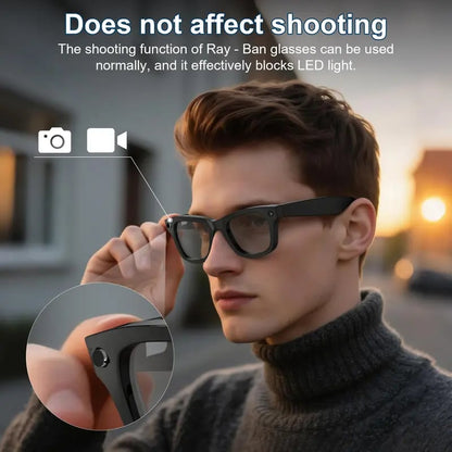 LED Light Blocking Stickers for Smart Glasses Discreet Privacy Cover