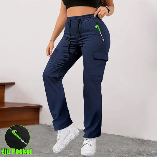 Women s cargo pants with multiple pockets for outdoor sports and everyday outings