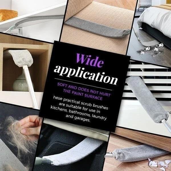 Retractable Gap Dust Cleaner With 3pcs Towels