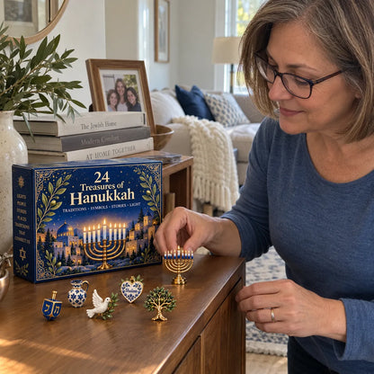 24 Treasures of Hanukkah | 24 Unique Symbols, Keepsakes & Daily Surprises Inspired by Light, Faith & Tradition