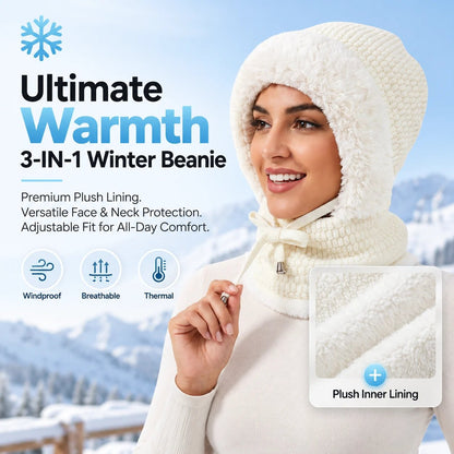 Selling Ultimate Warmth 3-in-1 Winter Beanie