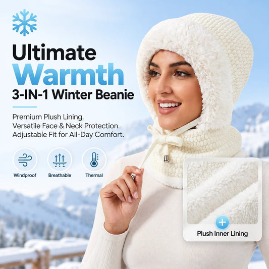 Selling Ultimate Warmth 3-in-1 Winter Beanie